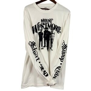 Mount Westmore Long Sleeve Shirt White Snoop Dogg Ice Cube E-40 Too Short Large